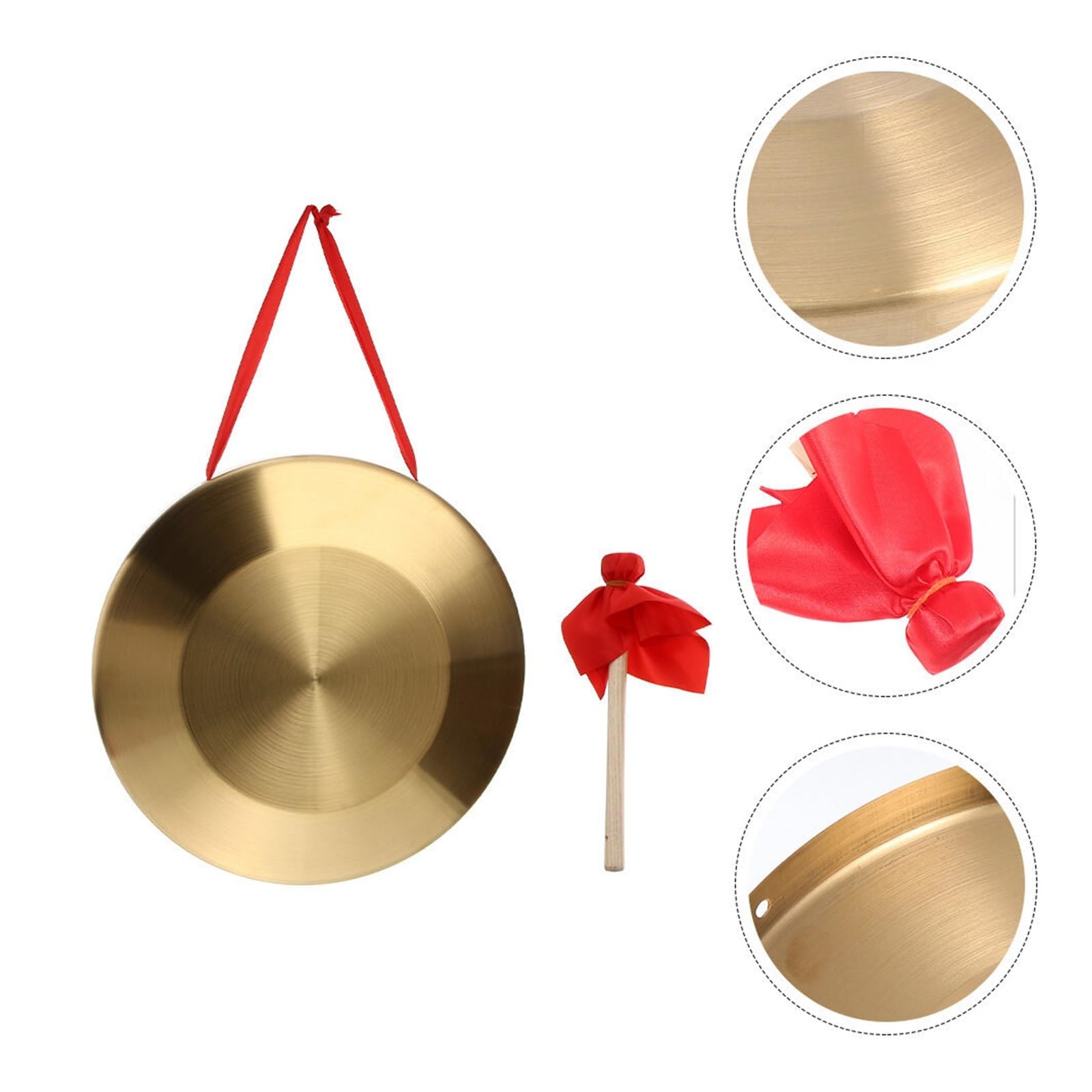 Gong Opera Gongs Musical Instruments Hand Hammer Portable Music Instrument Small Chimes