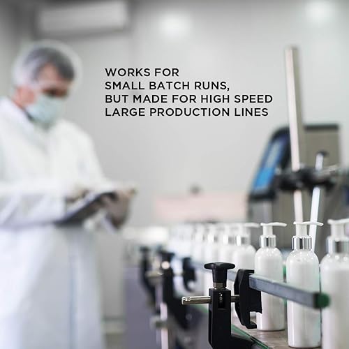 Miniatura 8 de 25 botellas blancas vacías de polietileno de alta densidad de 8 onzas, botellas de plástico redondas Cosmo - Tapa de disco blanca de cuello 24410 -