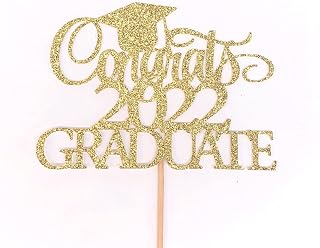 Atelier Elegance Congrats 2022 Graduate Cake Topper, Graduation Cake Topper, Congrats Grad