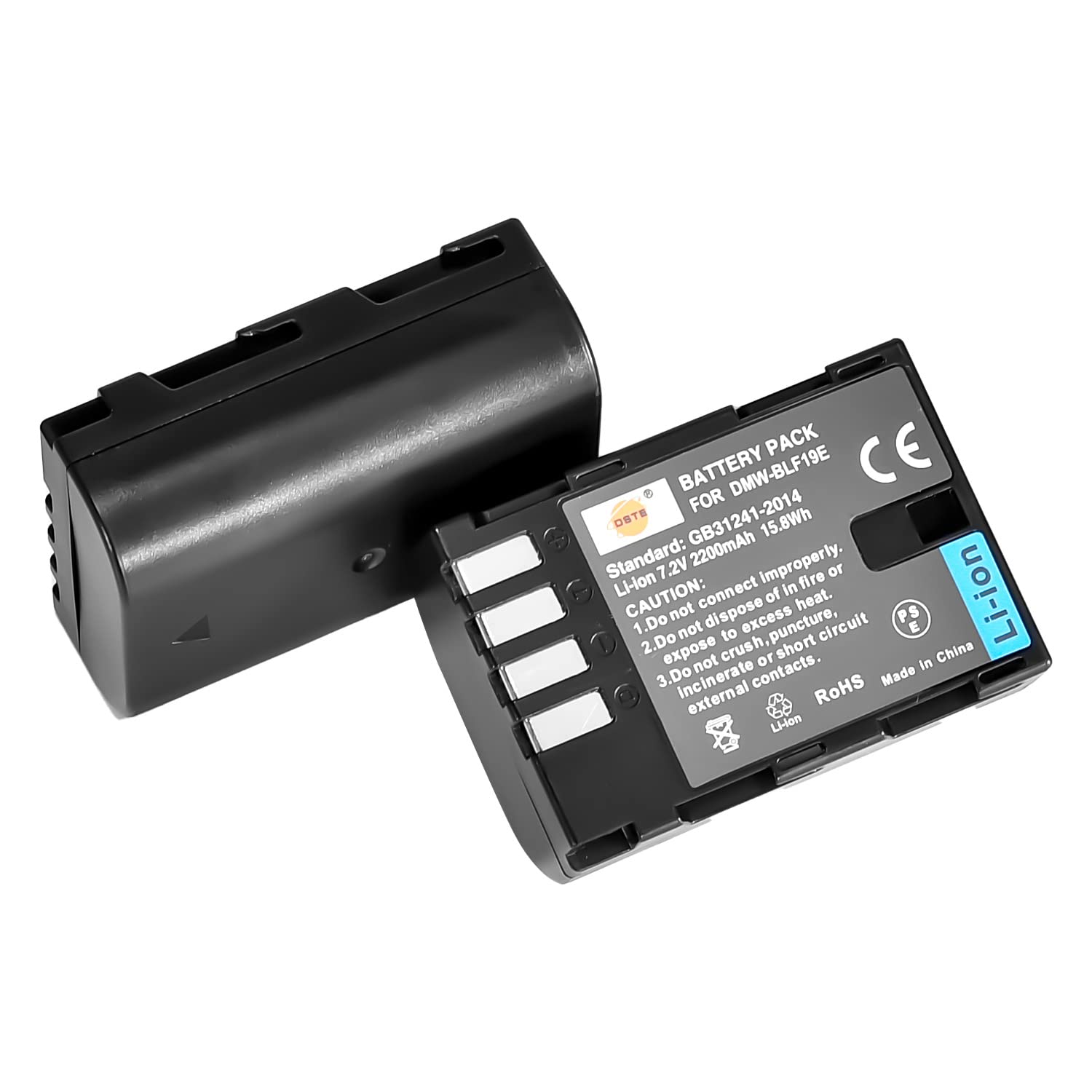 Batteria DSTE DMW-BLF19 Compatibile Con Panasonic Lumix DMC-GH3, GH4, GH5 - 4