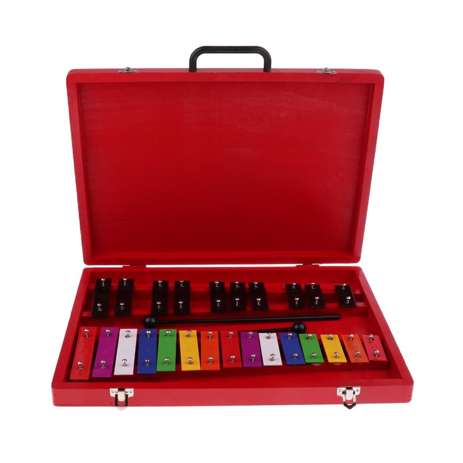 xilofono 25 Note Glockenspiel Sound Metal Keys Soprano Piano Music Learning Adatto per Strumenti A Percussione per Studenti Principianti