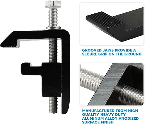 Miniatura 5 de Abrazaderas de montaje para sistema de riel utilitario para Toyota Tacoma 2005+ Tundra 2007+ tapas de camioneta, abrazaderas de aluminio resistente