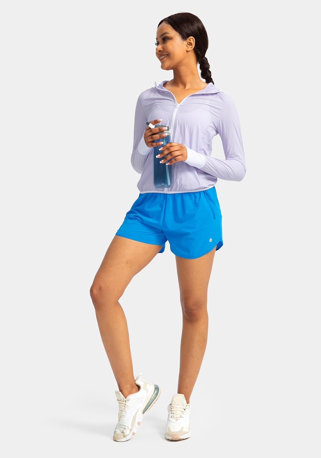 G Gradual Women's Running Shorts with Zipper Pockets Quick Dry Athletic Workout Gym 3" Shorts for Women with Comfy Liner - Image 5