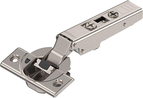 Miniatura 2 de Blum BLUMOTION Kit de bisagras con clip superior (paquete de 4), superposición completa, ángulo de apertura de 110, acero, bisagras de cierre suave