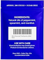 Vista 2 de Mondadientes con sabor a menta, 200