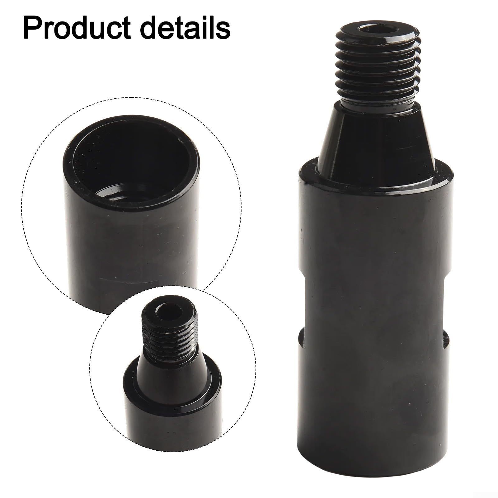 Adaptateur de filetage pour forets 1-1/4-7UNC vers M22, outil de conversion haute résistance en alliage d'acier cobalt, compatibilité polyvalente pour une conception de précision
