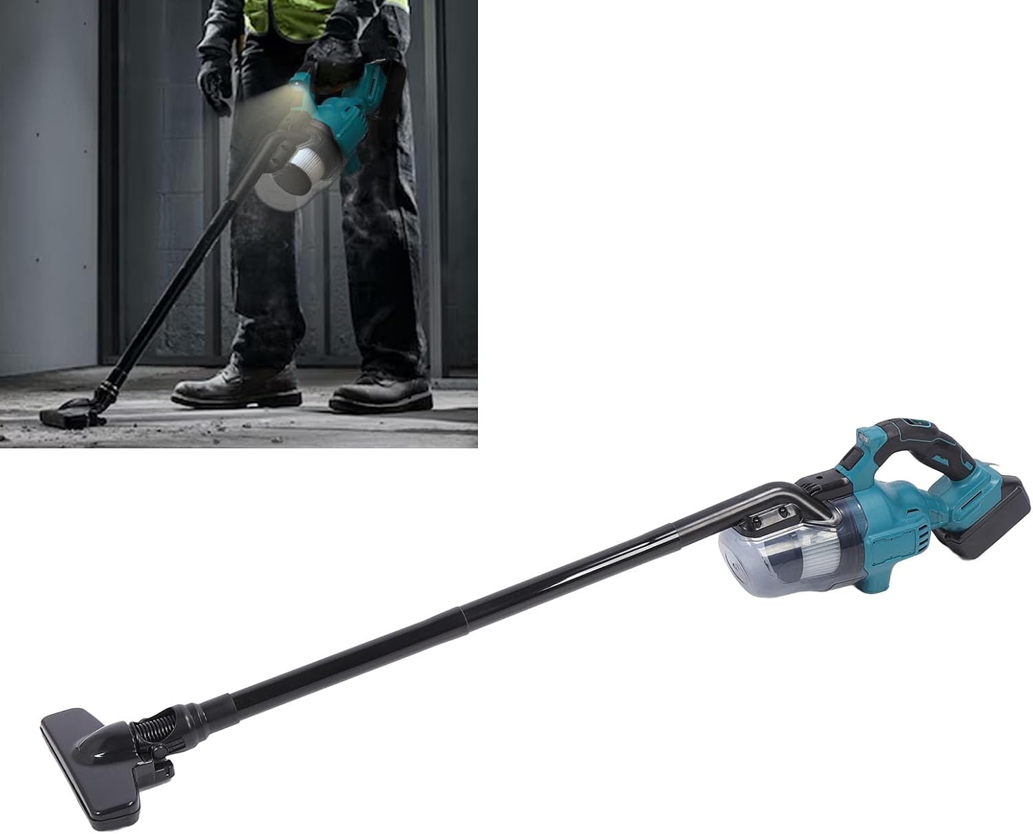 Fafeicy Stick Vacuum Cordless Rechargeable for BL18 Series 18V Battery, 125AW Powerful Suction Cleaner for Home Floor Carpet Car Cleaning