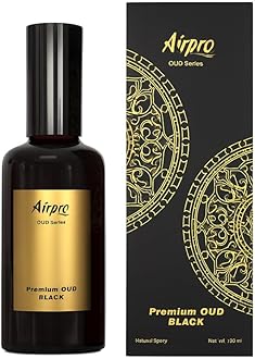 Luxury Oud Spray Air Freshener – Oud Black Car Perfume | Long-Lasting Oud Fragrance Spray for Car, Office, Home, Room & Cabin | Premium Car Accessories & Luxury Oud Perfume 100 ml