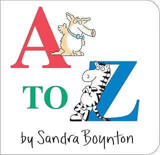 Sandra Boynton A to Z Board Book: Silly Alphabet Fun with Animals for Toddlers
