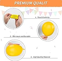 Vista 3 de Retro Blue Yellow Orange Balloons, 12 Inch here come balloons Blue and Orange Balloons for Fall Thankgiving Here Comes the Boy First Trip Around the