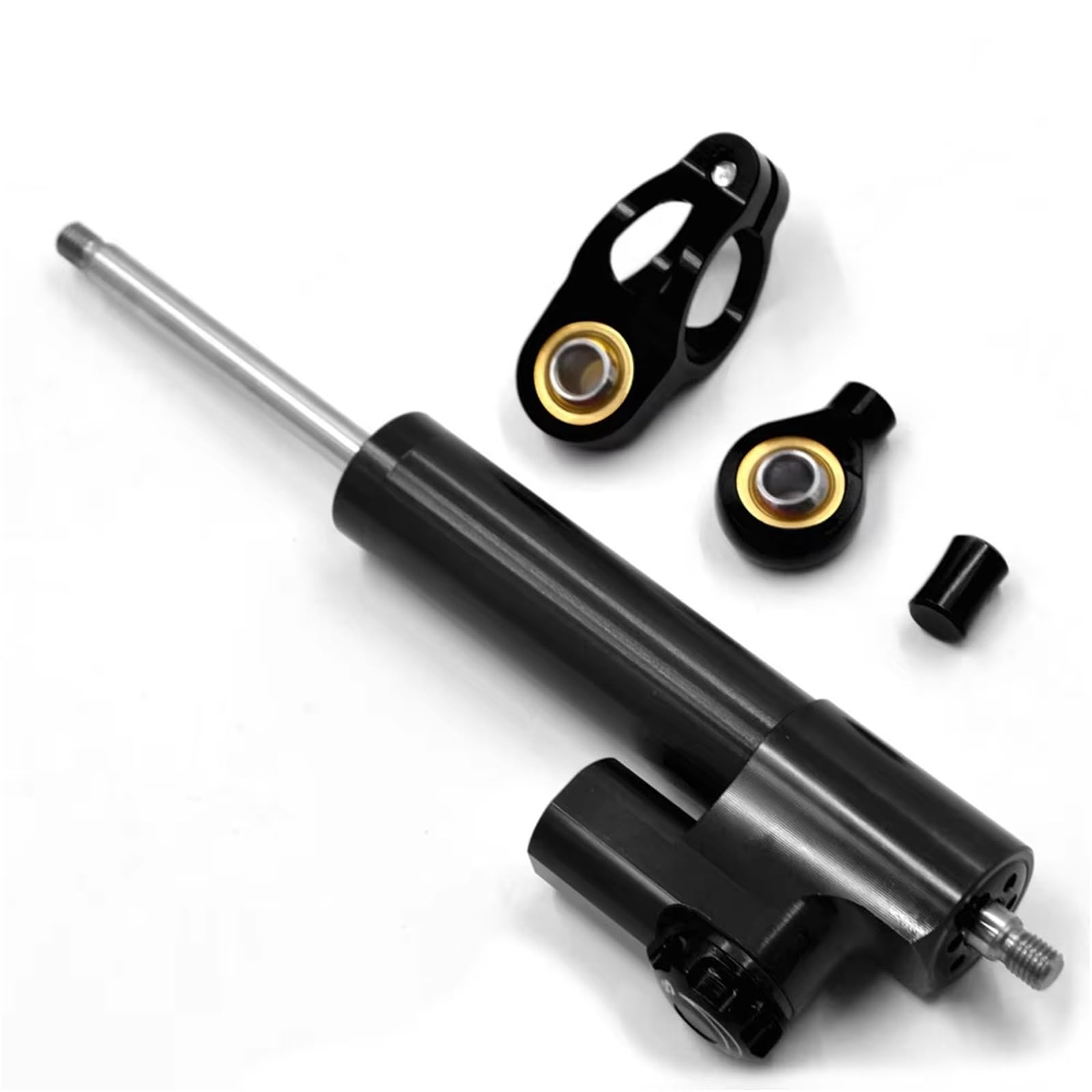 Compatible con CB400 para VTEC 1999-2004 2005 2006 2007 2008 2009 2010 Soporte De Amortiguador Estabilizador De Dirección De Motocicleta Amortiguador dirección