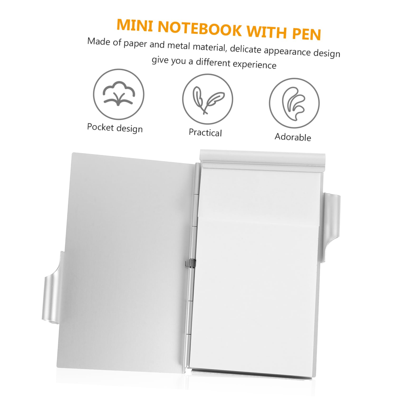 Operitacx 10 Pezzi blocco note per ufficio quadernetto piccolo notebook piccolo blocco note o mini taccuino elegante taccuino in tascabile in carta