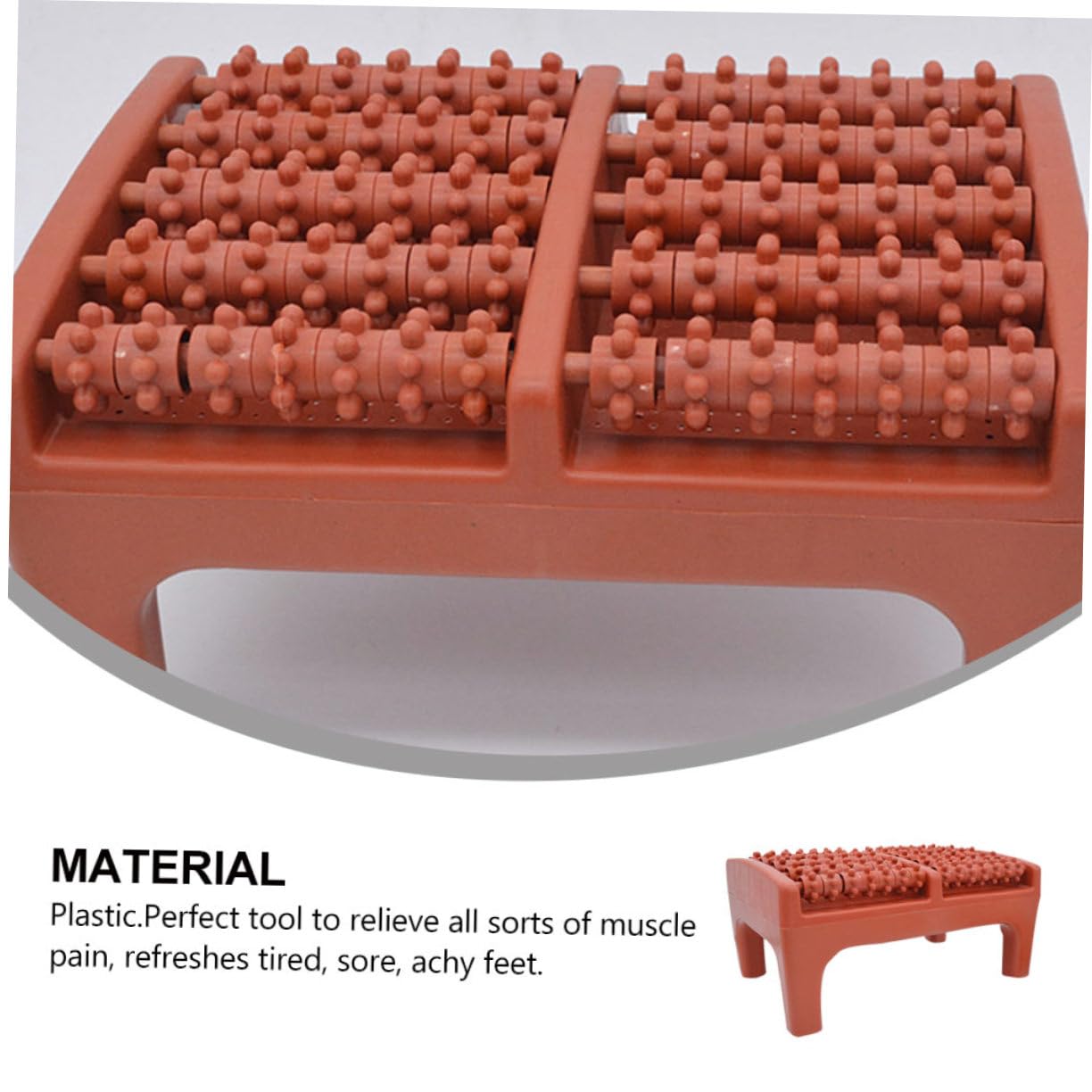 2 Piezas Rodillo Masajeador de Pies con de Masaje Plantar Herramienta de Masaje para Aliviar la Tensión y la Circulación Duradero para Pies Cansados y Adoloridos