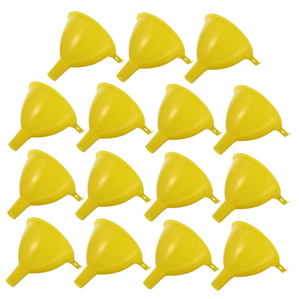 Veemoon Chemistry Lab Essential Oil Funnels 15pcs Plastic Lab Funnels Triangle Shape Filter Liquid