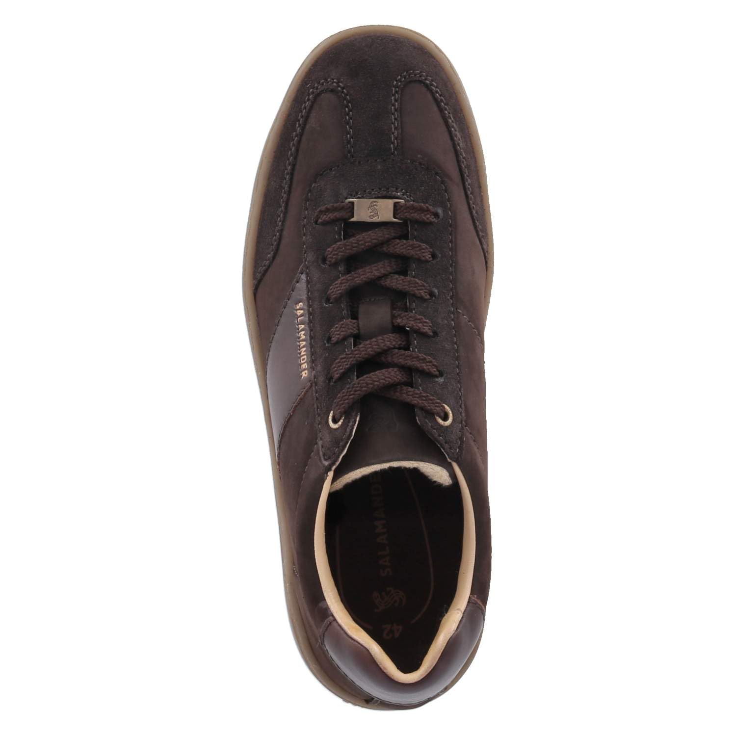 Salamander E31AYA011415-6161 męskie sneakersy niskie, zamszowe w kolorze brązowym - rozm. 40