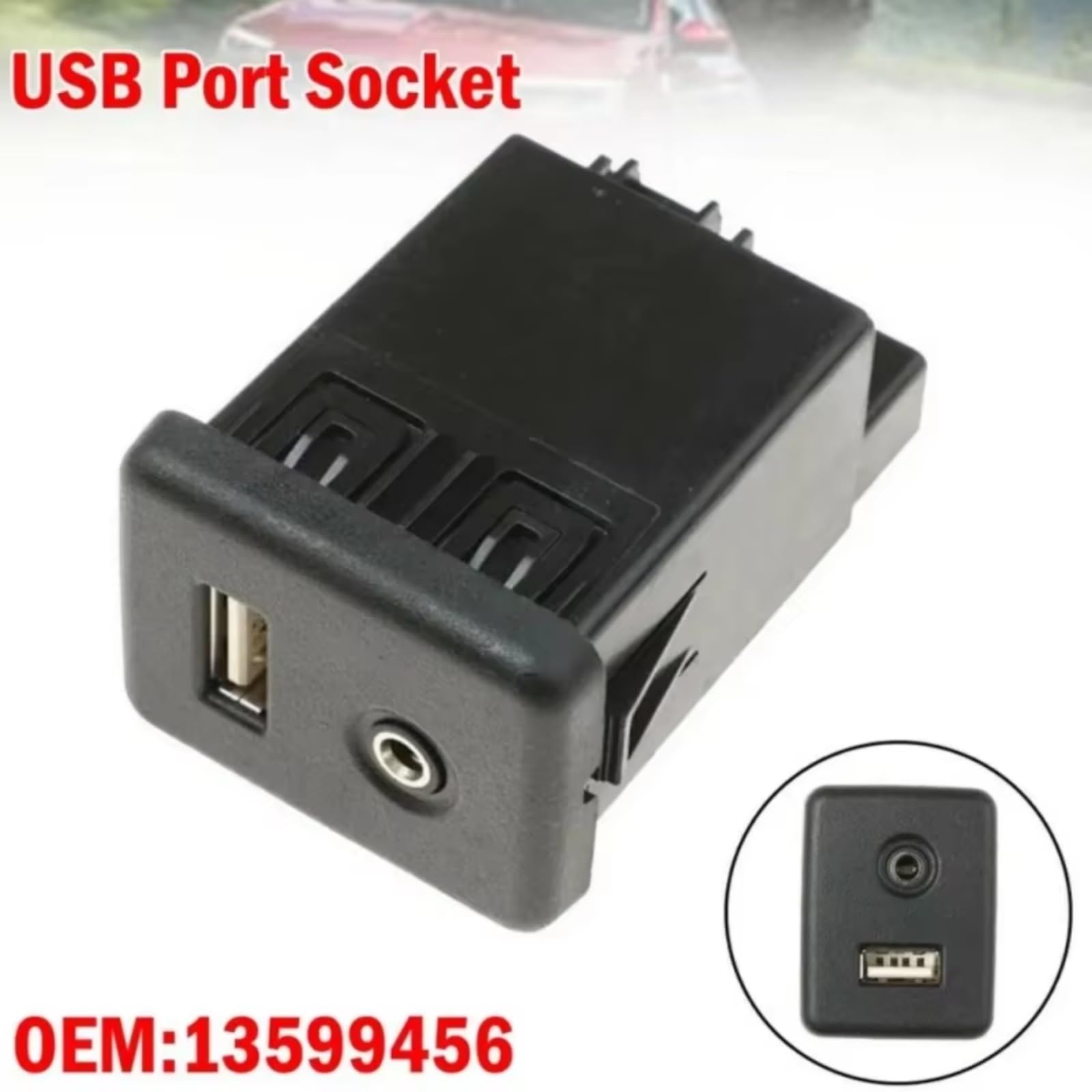Módulo adaptador USB AUX Compatible Con Chevrolet Para Silverado 2500 3500 HD 2015 2016 Adaptador De Interfaz De Puerto USB Con Interruptor Auxiliar Automotriz 13599456