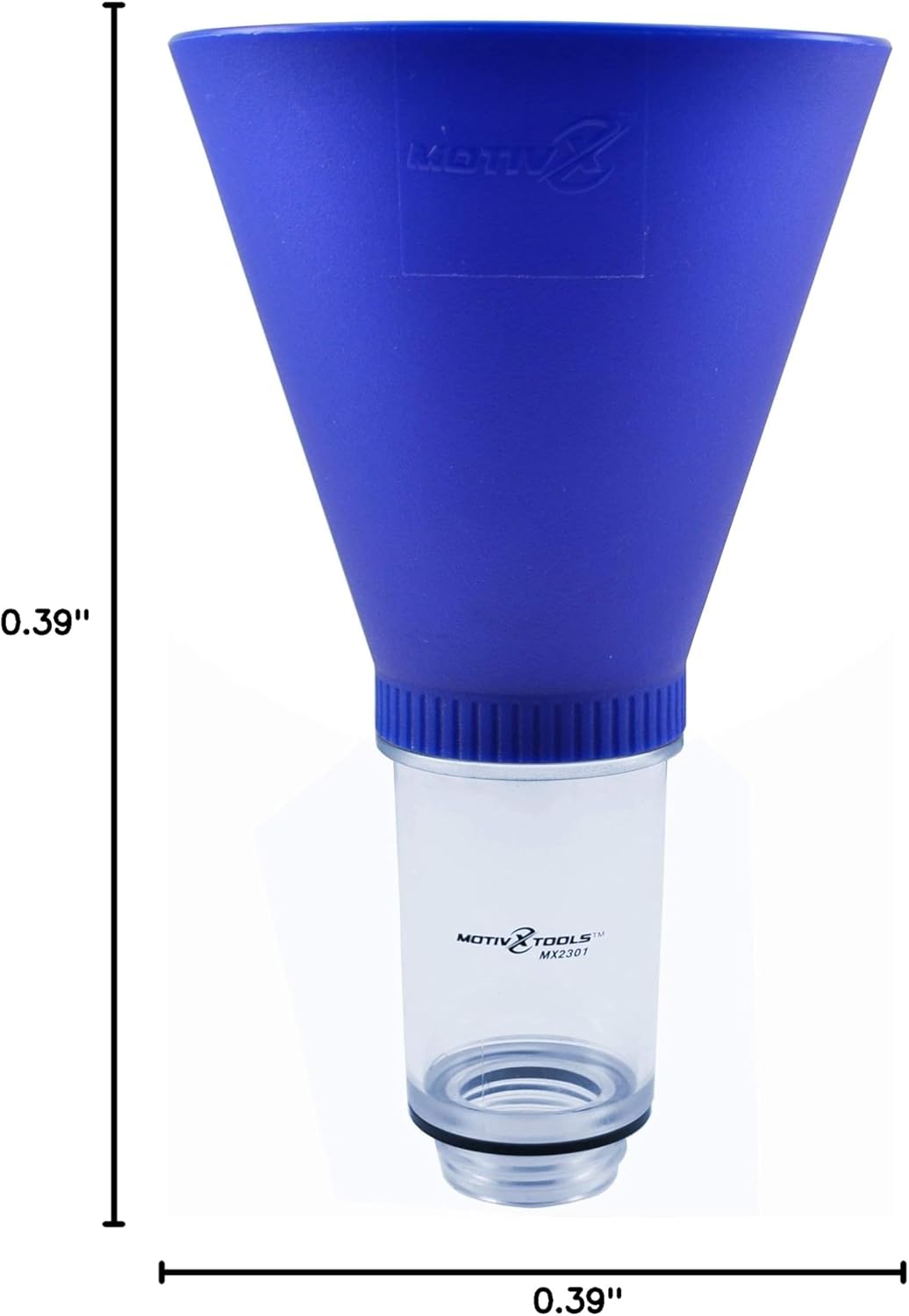 Motivx Tools Engine Oil Funnel for Toyota, Lexus, and Scion Vehicles with Threaded Oil Filler Caps – Fits Most Camry, Corolla, RAV4, Tacoma, Highlander, Sienna, Tundra, RX350 and Many More