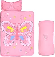 Vista 1 de Cloele Tapete para siesta para niños pequeños con almohada extraíble, saco de dormir de 53 x 21 pulgadas para niños de 3 a 7 años, tapete