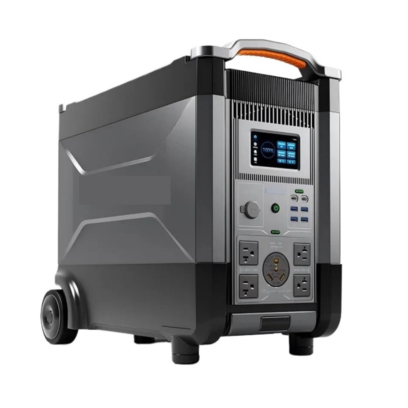 Centrale Elettrica Portatile Espandibile R4000, Batteria Di Backup LiFePO4 Da 3456 Wh, Generatore Solare UPS For Interruzione Corrente, Viaggi Durata Della Batteria Ultra-Lunga