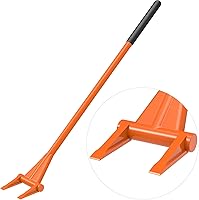 Dolibest 48'' Heavy Duty 2-Tine Demo Wrecking Bar - Ergonomic Handle, All-Steel for Demolition, Renovation & Pry Work