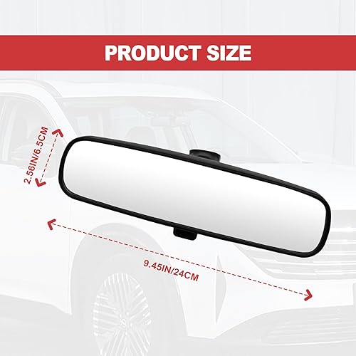 Miniatura 9 de Espejo retrovisor interior del espejo retrovisor de Honda 76400-SDA-A03 compatible con Honda Civic Crz Fit Accord