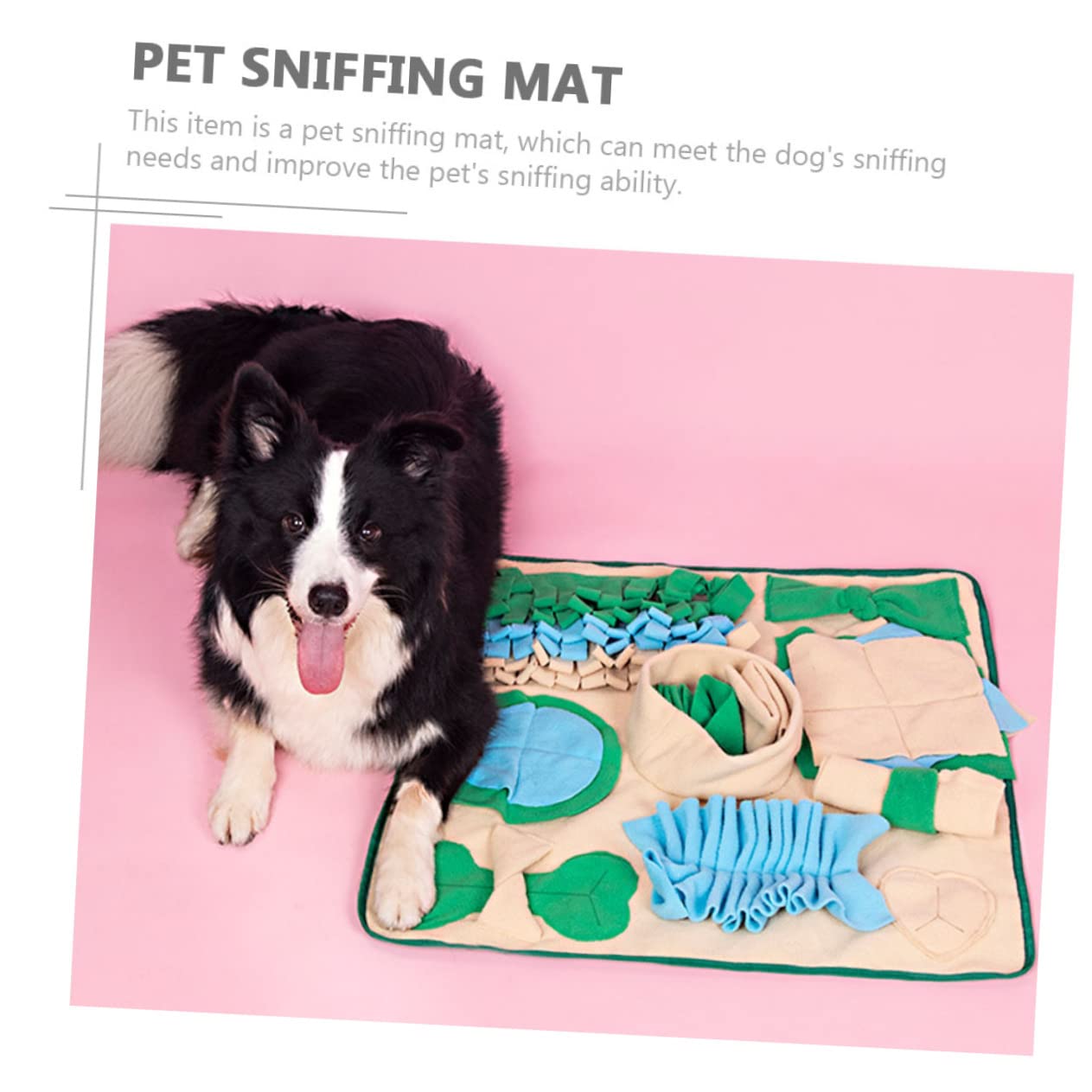 Hunde und Katzen Schnüffelmatte Futtersuchmatte aus Polar Fleece