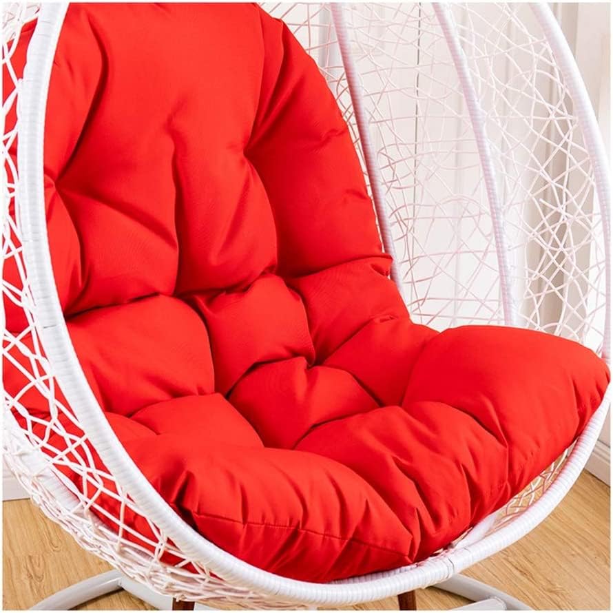 ANAND INDIA GROUPS Hanging Swing Chair Big Cushion, Garden Swing Chair Cushion- Skin-Friendly Soft Swing Chair Cushion for Indoor, Outdoor, Balcony(red)-picture-25