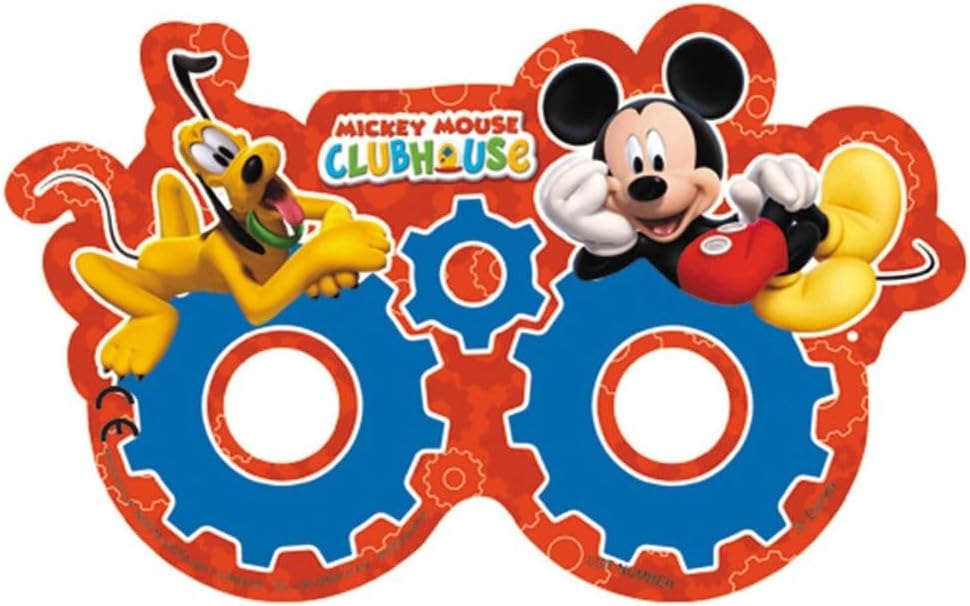 Disney Unique Party 71206 Mickey Mouse Clubhouse Party Masks, Pack of 6
