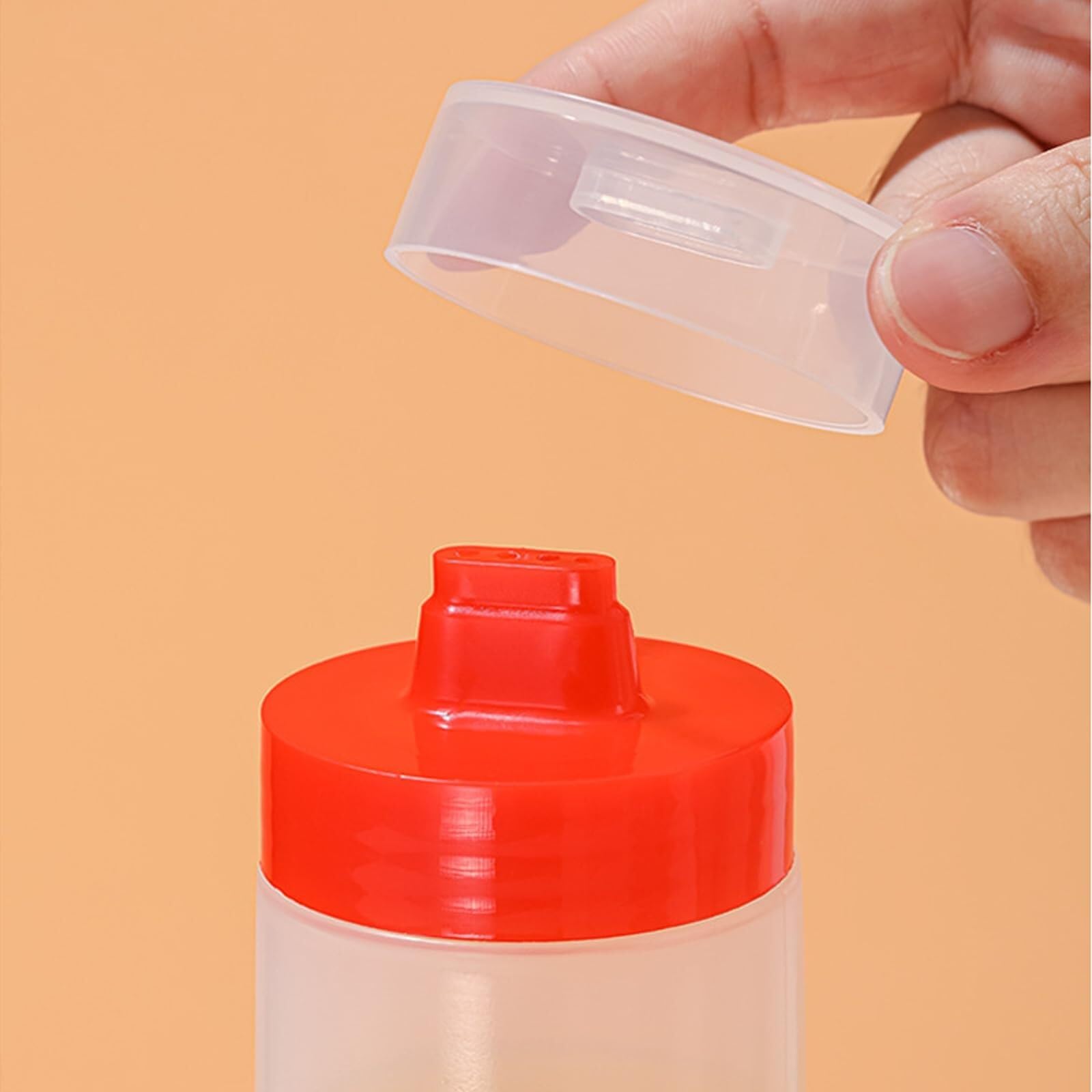 Botella De Apretar Botella De Salsa Botella Exprimidora De Salsa, Botella De Plástico For Condimentos For Salsa De Tomate, Mermelada, Salsa De Barbacoa, Botella De Salsa Exprimible For El Hogar, Juego