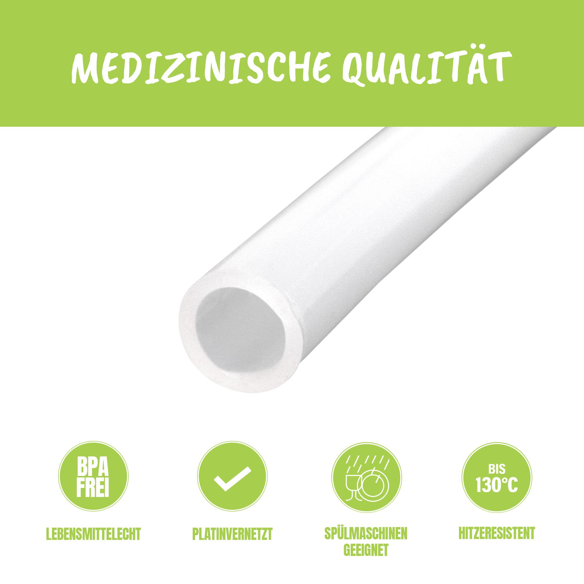 Tuyau Silicone Alimentaire Pour Accessoire Vapeur Thermomix - 2x30 Cm - Sans BPA - Pièce De Rechange - 13