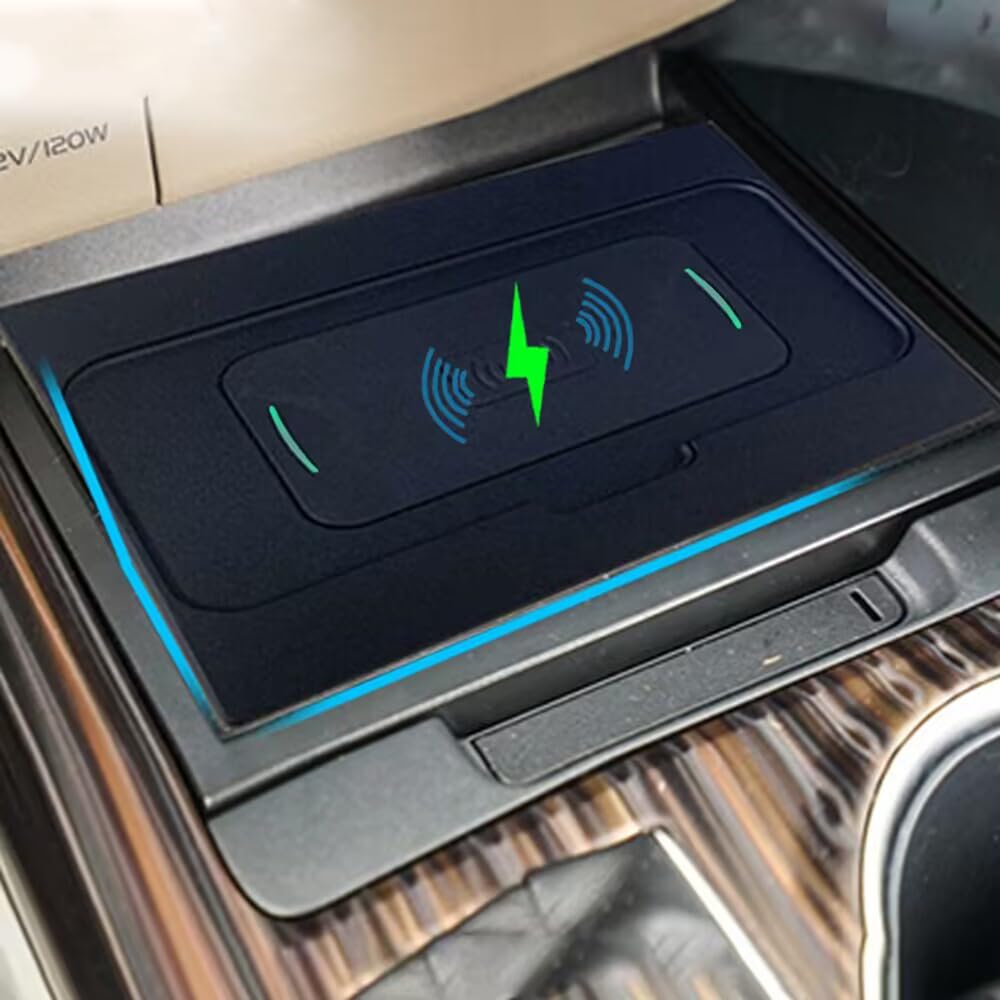 Chargeur sans fil for Console centrale, compatible avec Toyota Camry 2018 2019 2020, tapis de Charge rapide, support de téléphone, accessoires de voiture