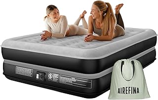 Gesponserte Anzeige – Airefina Luftbett 2 Personen, Luftmatratze Selbstaufblasend mit Integrierter Elektrischer Pumpe, Pre...
