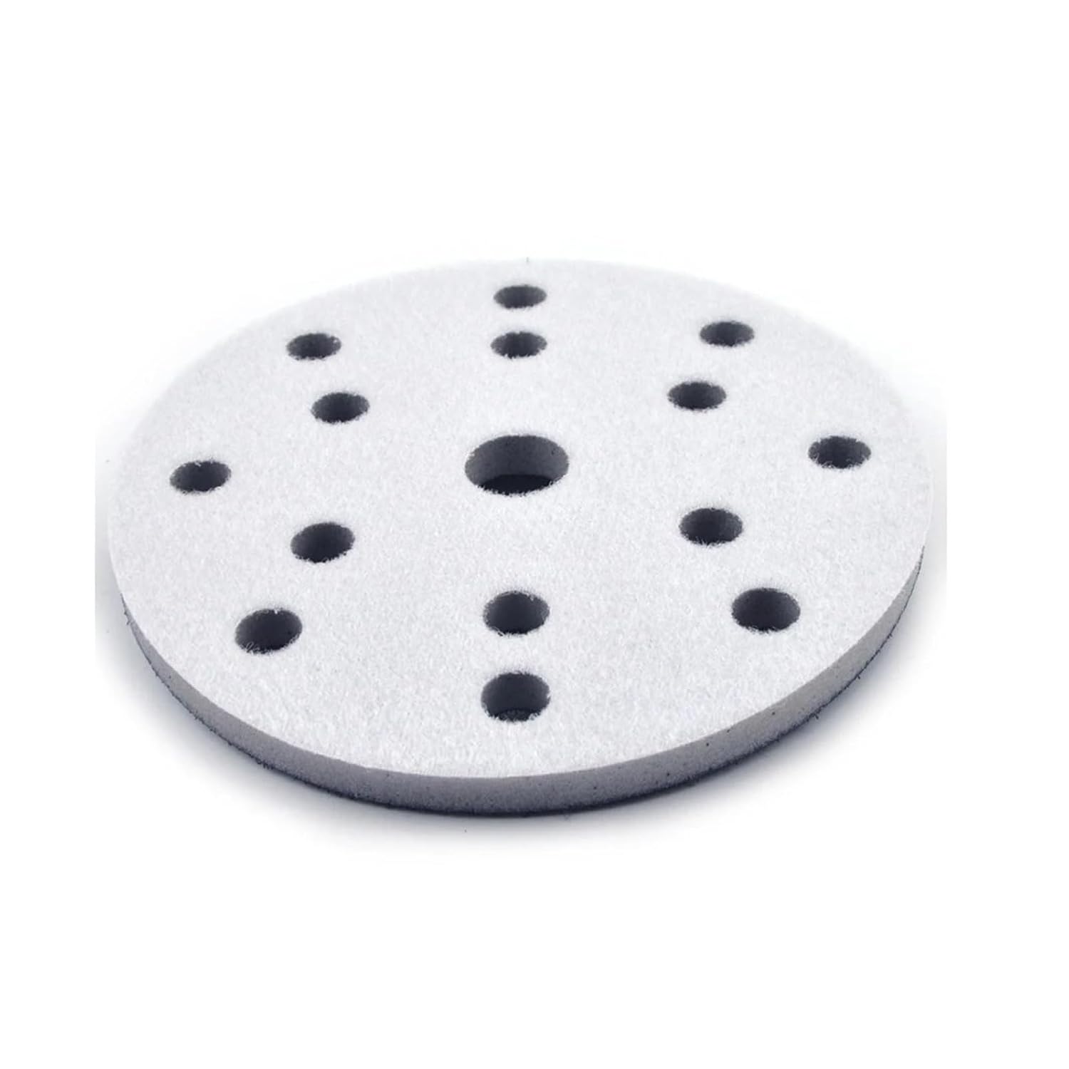 Sander Pads Backing Pads 10Pcs 15 Holes Soft Sponge Interface Pad 6 Inch 150mm Disc Hook & Loop Sanding Discs