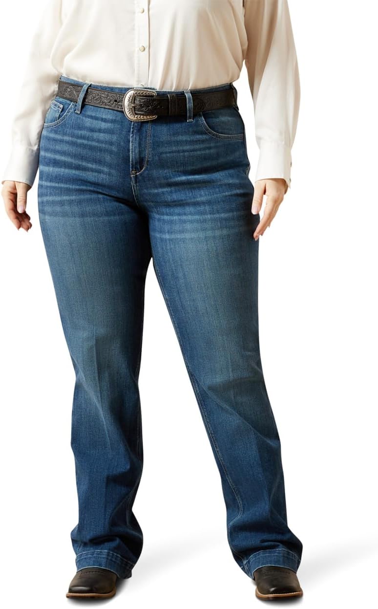 ARIAT Women Perfect Rise Leslie Slim Trouser Jeans - Image 7