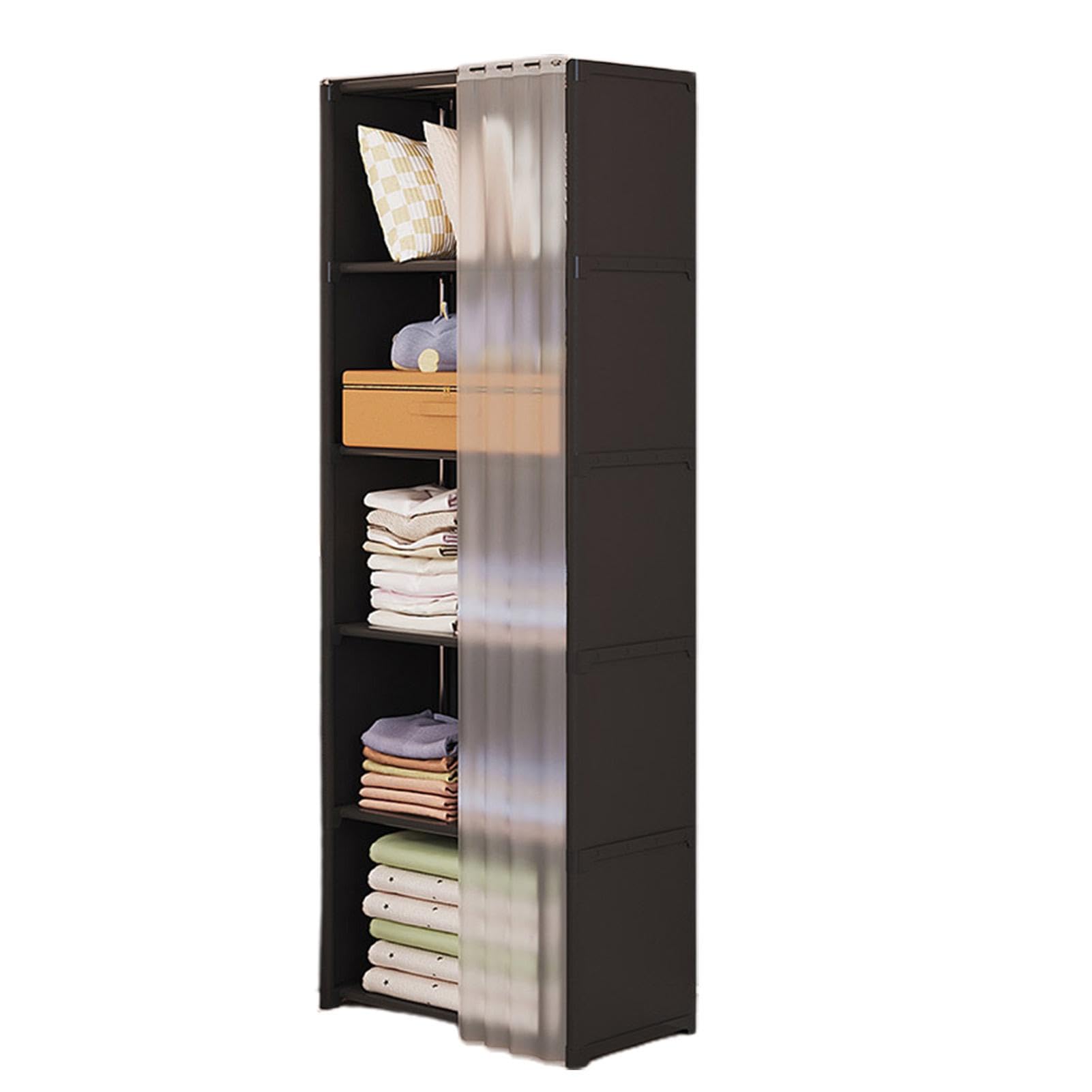 Générique Armadio portatile | Armadio per vestiti robusto | Organizzatore | portaoggetti per armadio con rivestimento in tessuto non tessuto per camera da , 40 cm, bianco