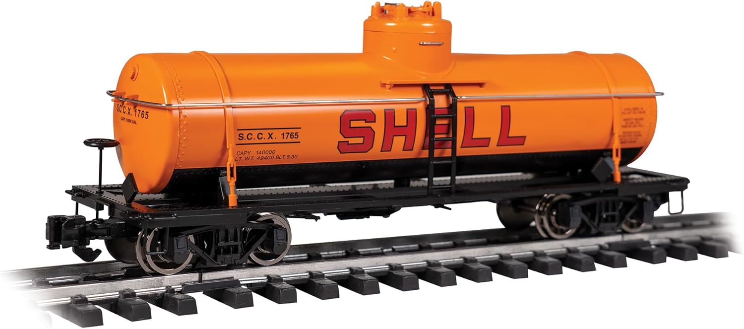 Bachmann Trains - 1:29 Scale Single Dome Tank Cars - Shell #1765 - Large G Scale