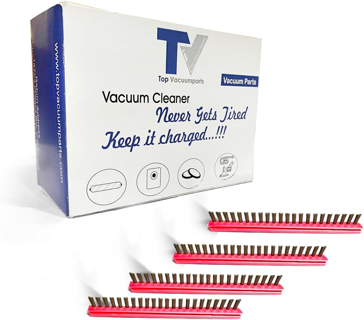 4 Replacement Part For Carpet Pro CPU2, CPU2T Vacuum Cleaner Nylon Brush Inserts # compare to part B012-2400B