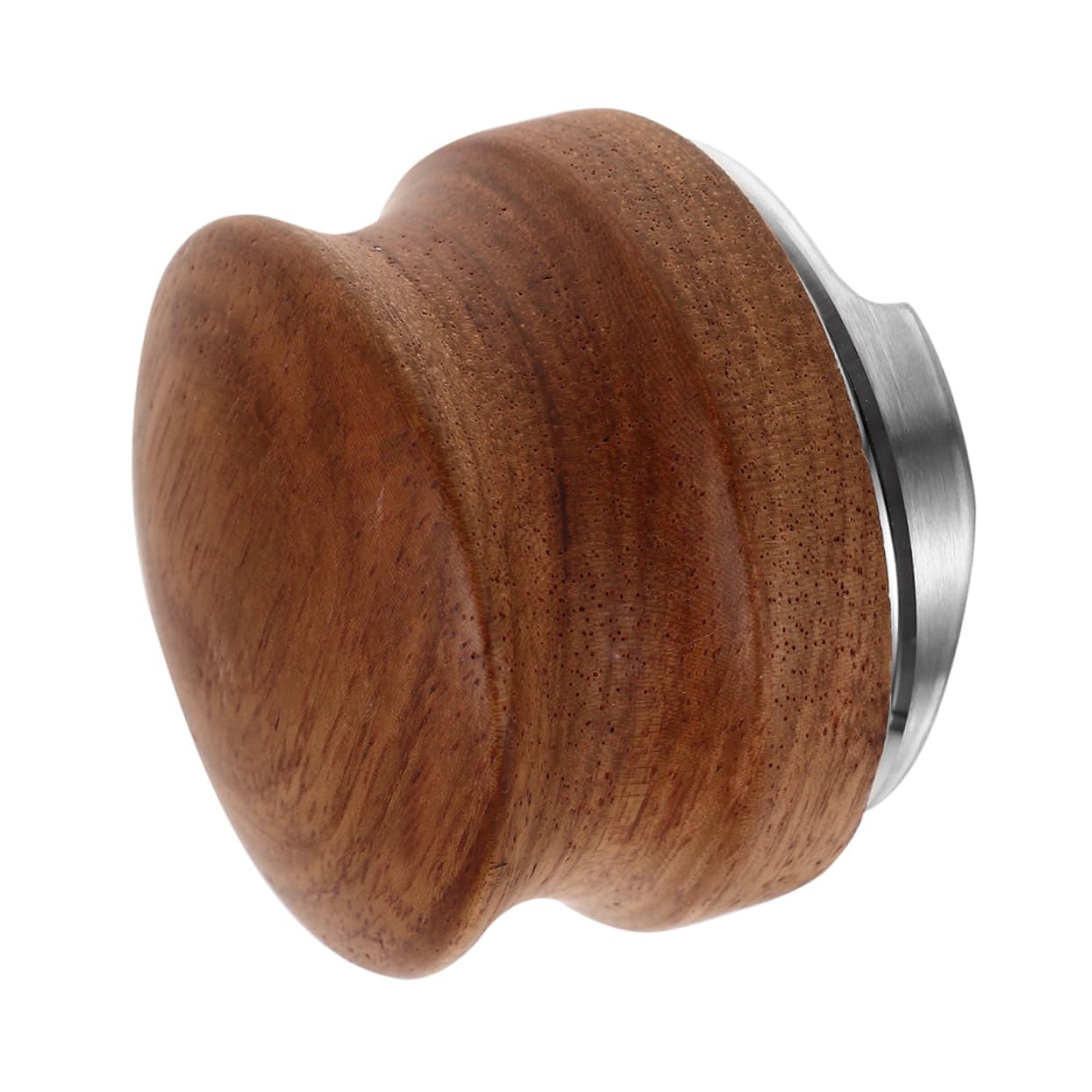 NUOBESTY Prensador De Polvo Huanghuali Con Mango De Madera De Peral y Base De Acero Inoxidable Herramienta Manual Para Prensar Espresso Accesorios Para Cafeterías