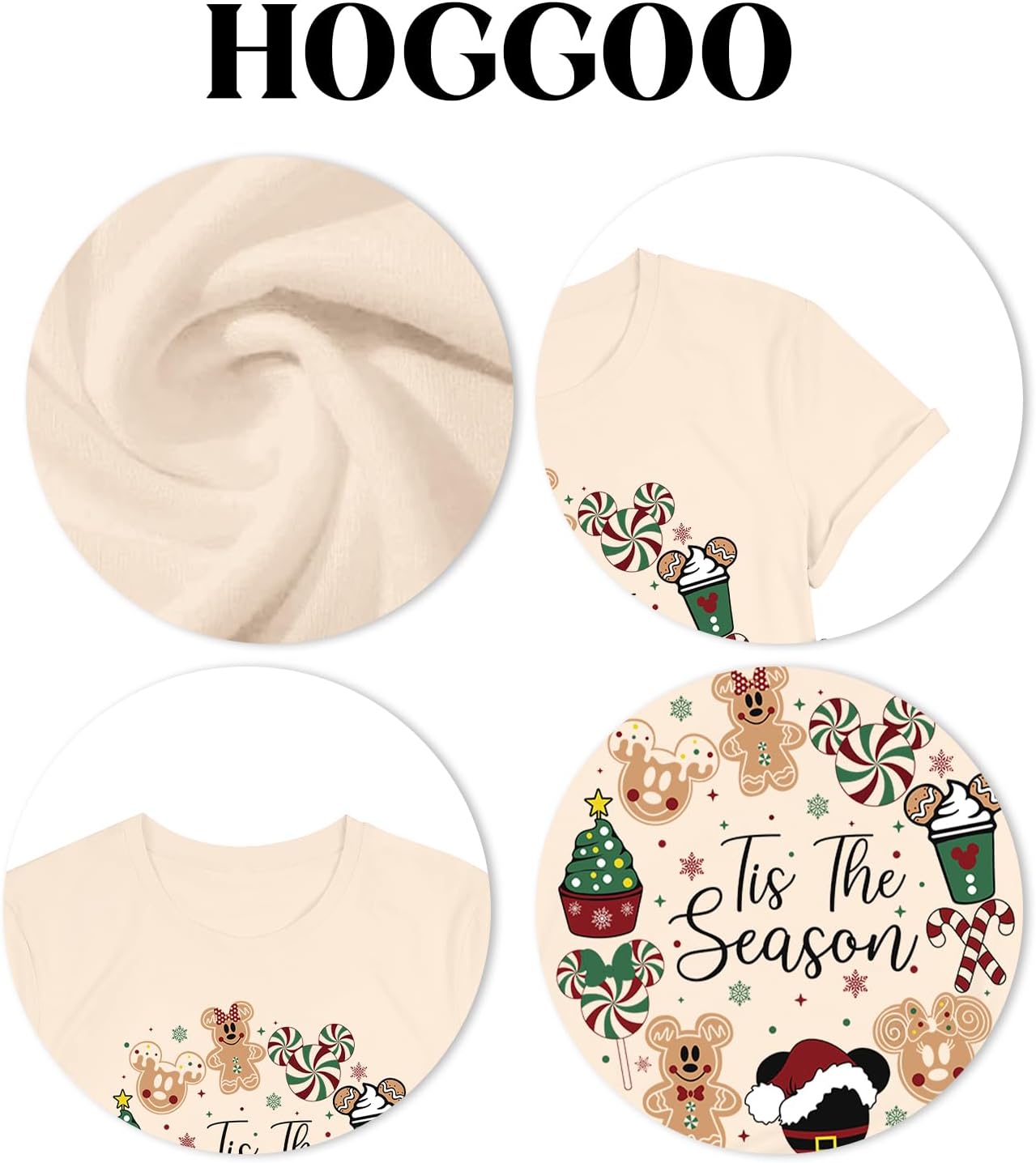 Christmas Shirts Womens Merry Christmas Shirt Santa Snowman Reindeer Graphic Tshirt Funny Xmas Holiday Vacation Tee Tops - Image 6