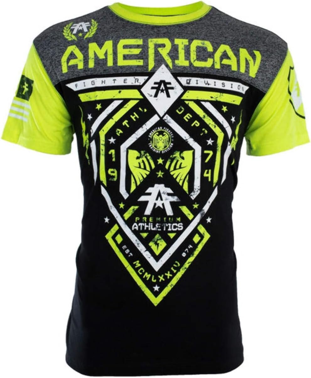 American Fighter Men's T-Shirt Fairbanks Crew Neck Black