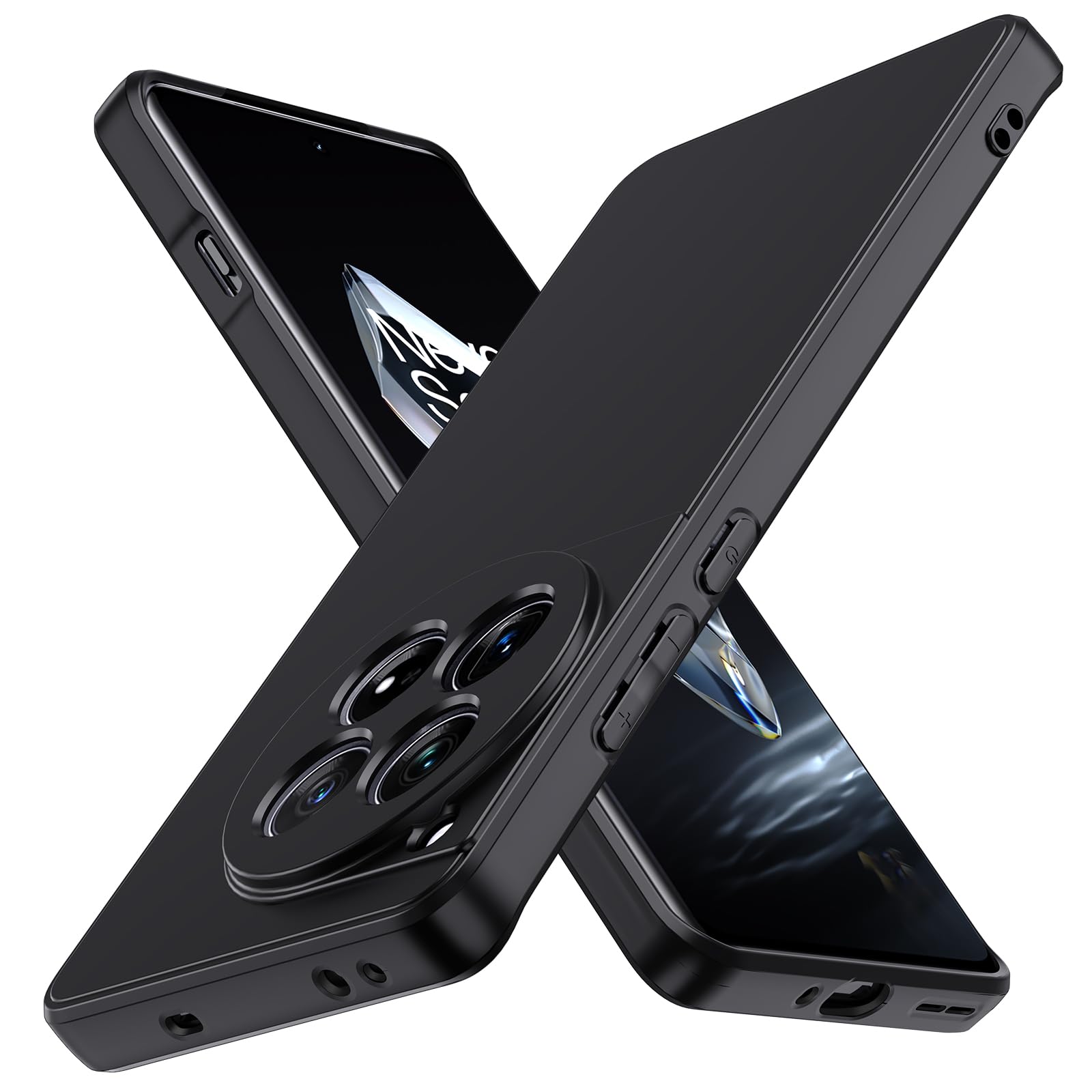 IVoler Cover In Silicone Per Oneplus 12 5G: Sottile, Antigraffio E Con Protezione Fotocamera