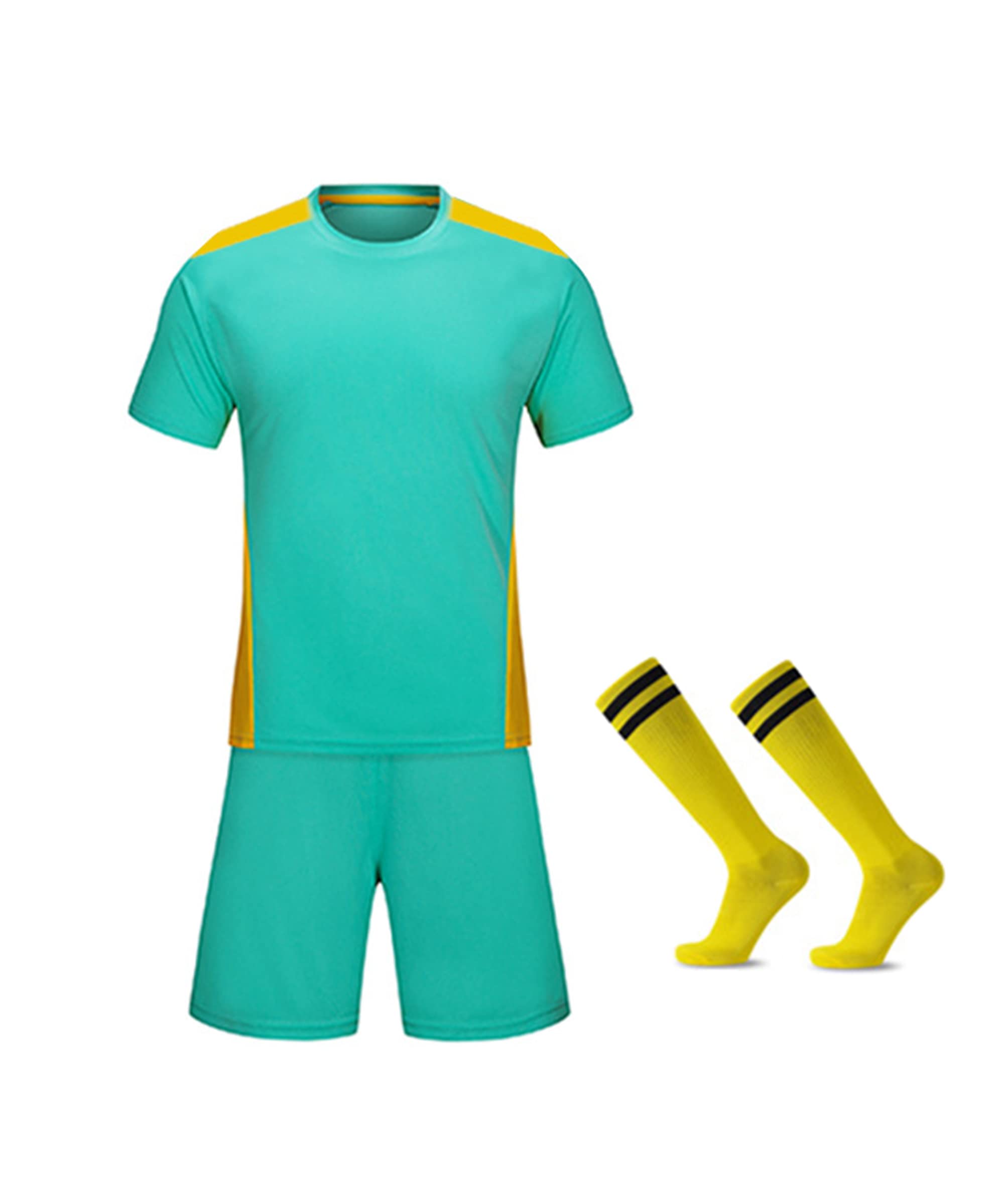 M2C Kids Soccer Uniform Athletic Jersey Shorts Socks Set