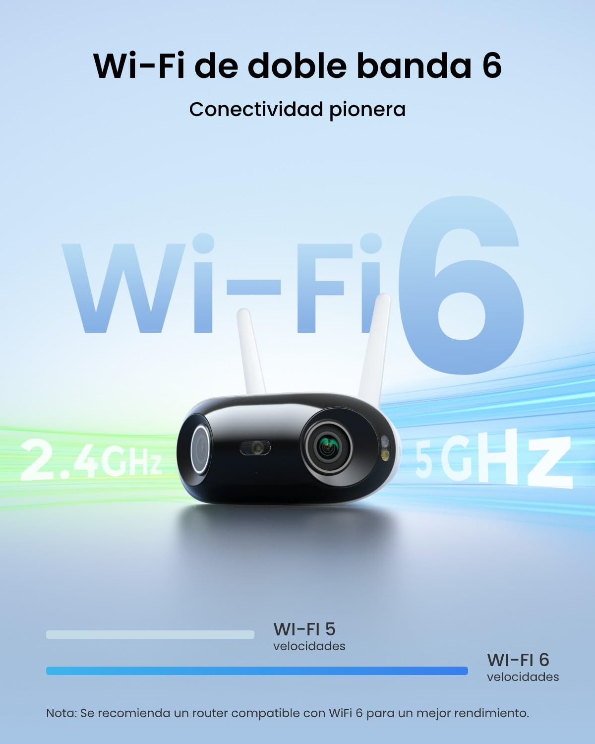 Reolink Camara Vigilancia Exterior 4K Doble Lente, Elite WiFi | Cámara WiFi Exterior Doble Banda 2,4/5 GHz, Protección Perimetral, Visión Nocturna Color, Detección IA, Audio 2 Vías, Plug-in