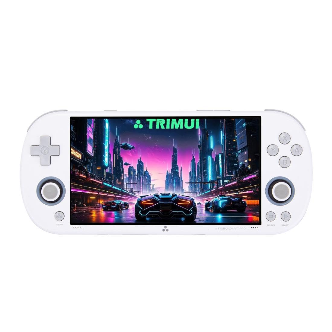 TRIMUI Smart PRO - Consola de juegos de mano de 5 pulgadas preinstalada, más de 14300 juegos, tarjeta SD de 256 G, sistema Linux, procesador A133P, compatible con WiFi, multijugador, batalla