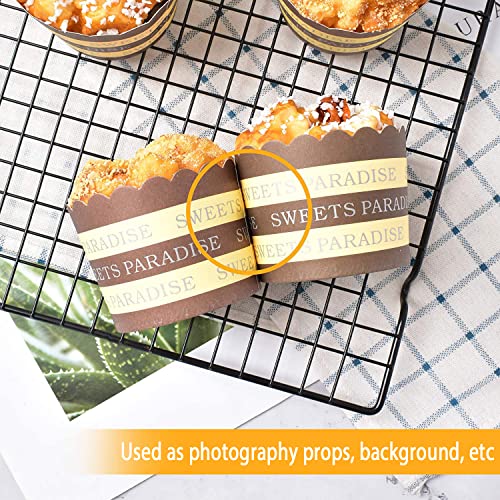 Hagao Fake Cupcake Simulation Sprinkle Artificial Food Cake Mixed Play Food Model Kitchen Decoration 6 Pcs #TOP4