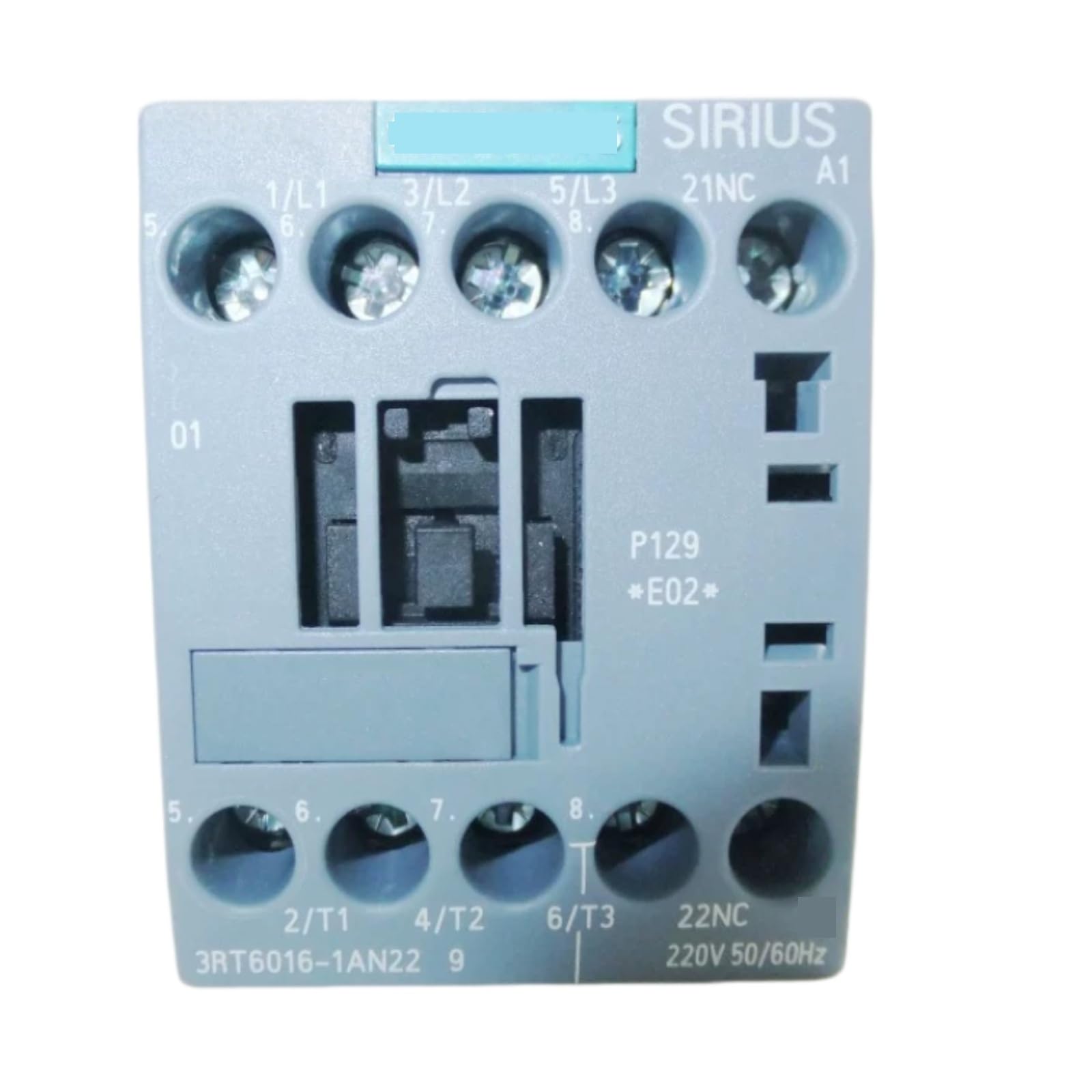 JHSLJCQS Contactors 3RT6016-1AN22 3RT60161AN22, 9A 220V 1NC DIN Rail Mount Contactor