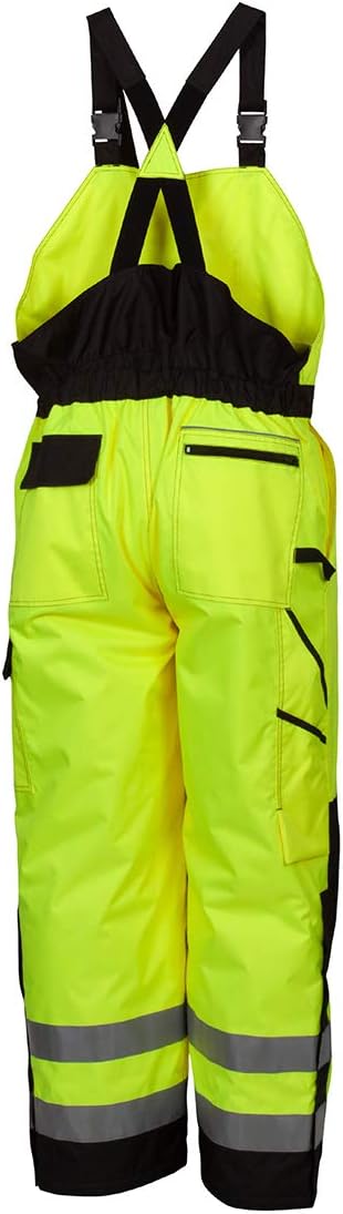 Pyramex RWB46 Series Hi-Vis Winter Bib Work Pants - Image 3