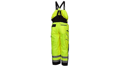 Miniatura 3 de Pyramex RWB46 Series Hi-Vis Winter Bib Work Pants, Lime Green, Small