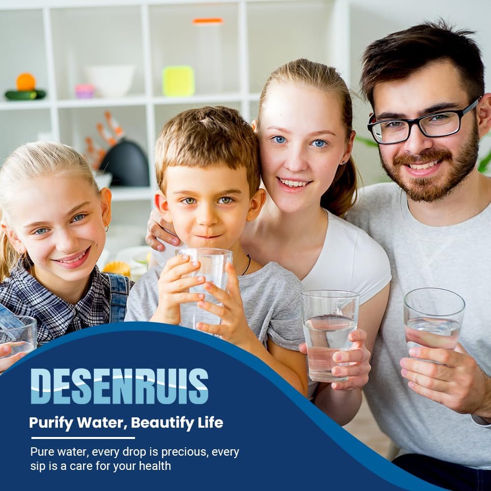7012333 Compatible with Sub-Zero 7012333 Water Filter, Sub-ZeroUC-151, UC-15I, UC-15IO, UC-15IP, UC-15,UC-151P, Improves the Smell and Taste of Water, Pack of 2, By DESENRUIS