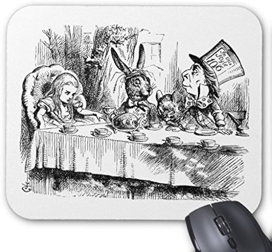 Amazon.co.jp: 不思議の国のアリス 『 狂ったお茶会 』のマウスパッド